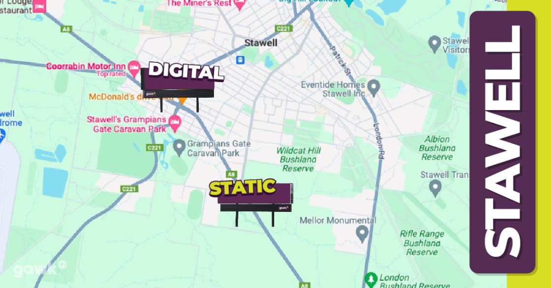 Stawell Victoria Map 